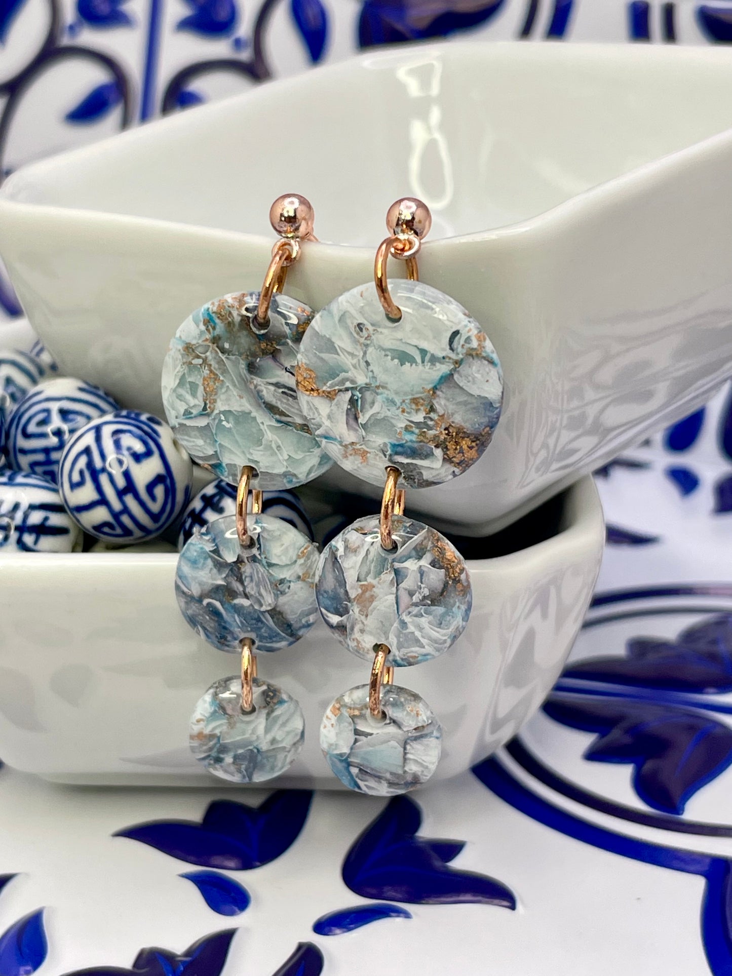 Stormy Blue Earrings