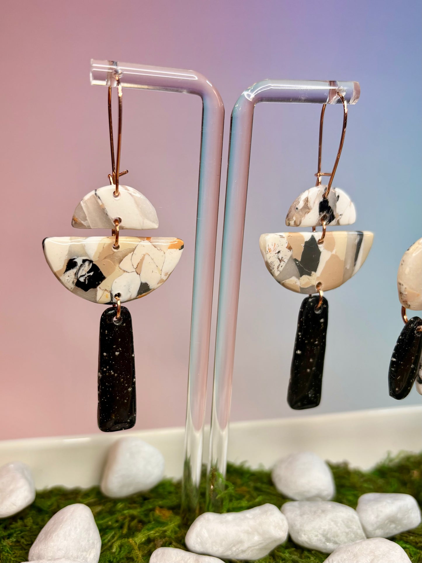 Mixed Faux Stone Earrings (group 2)